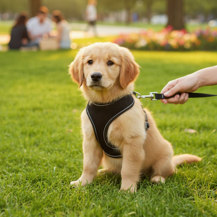 Harnais et Laisse pour chiens et chats - Ava Black