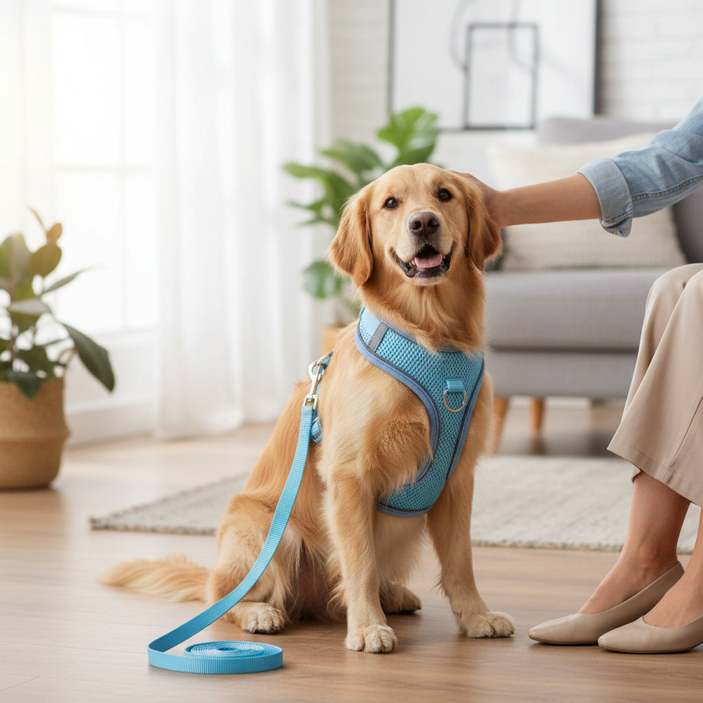 Harnais et Laisse pour chiens et chats - Ava Blue